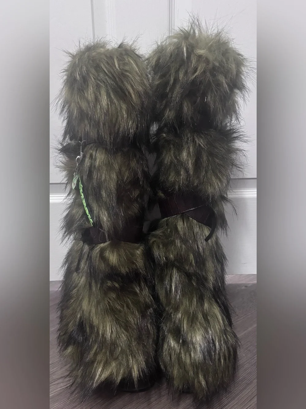 NWOB Dolls Kill x Shrek Wild Instincts Faux Fur Boots